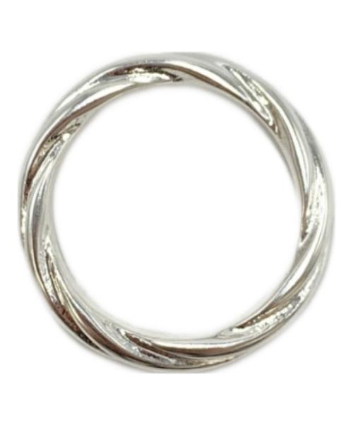 Maison Margiela（メゾンマルジェラ）Maison Margiela (メゾンマルジェラ) ツイストリング シルバー サイズ:19号の古着・服飾アイテム