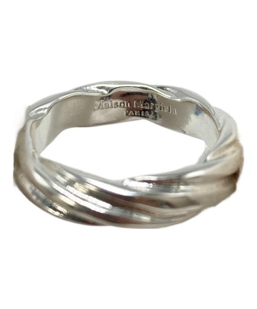 Maison Margiela（メゾンマルジェラ）Maison Margiela (メゾンマルジェラ) ツイストリング シルバー サイズ:19号の古着・服飾アイテム