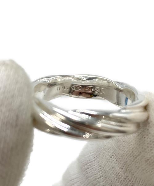 Maison Margiela（メゾンマルジェラ）Maison Margiela (メゾンマルジェラ) ツイストリング シルバー サイズ:19号の古着・服飾アイテム