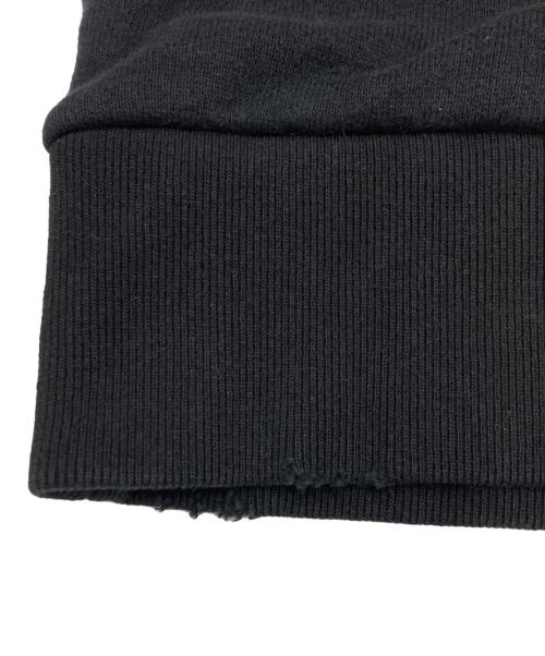 GUCCI（グッチ）GUCCI (グッチ) ダメージ加工プリントスウェット ブラック サイズ:SIZE Sの古着・服飾アイテム