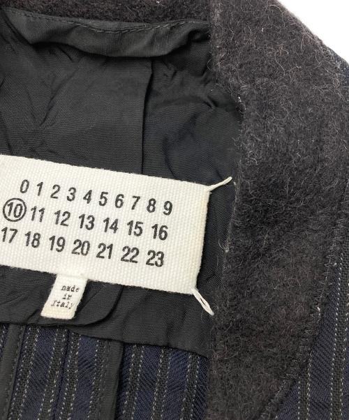 Maison Margiela（メゾンマルジェラ）Maison Margiela (メゾンマルジェラ) ピンストライプダブルブレストジレットベスト ネイビー サイズ:SIZE 44の古着・服飾アイテム