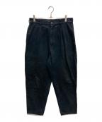 Y's for menワイズフォーメン）の古着「90Sギミックポケットタックパンツ」｜ブラック