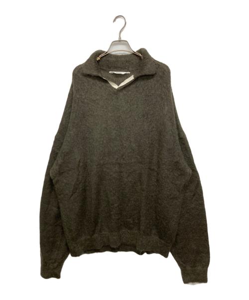 Name.（ネーム）Name. (ネーム) MOHAIR SKIPPER PULL OVER グレー サイズ:SIZE　3の古着・服飾アイテム