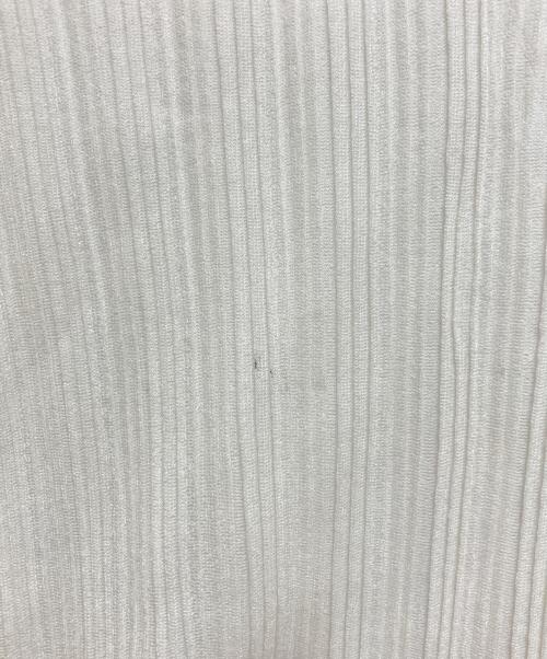 PLEATS PLEASE（プリーツプリーズ）PLEATS PLEASE (プリーツプリーズ) プリーツカーディガン ホワイト サイズ:SIZE 3の古着・服飾アイテム