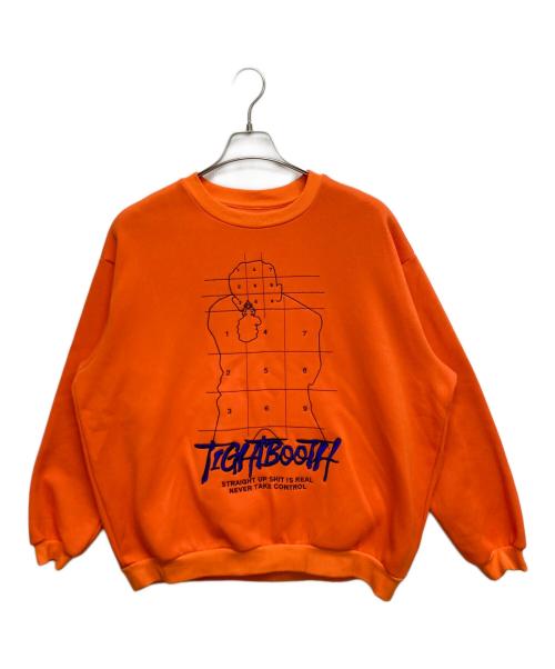 TIGHTBOOTH（タイトブース）TIGHTBOOTH (タイトブース) REVENGE MAN CREW SWEAT オレンジ サイズ:SIZE Mの古着・服飾アイテム