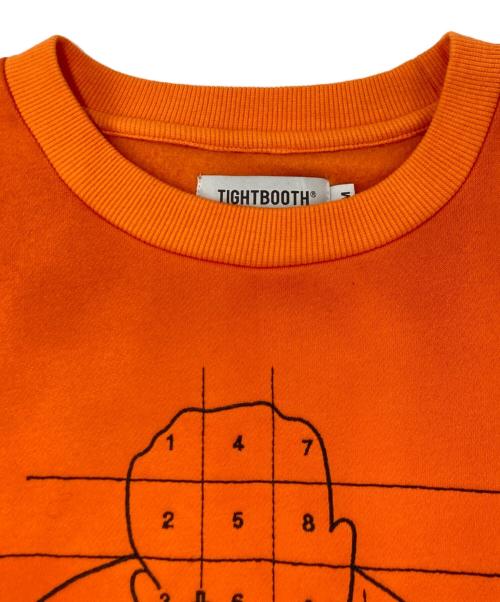 TIGHTBOOTH（タイトブース）TIGHTBOOTH (タイトブース) REVENGE MAN CREW SWEAT オレンジ サイズ:SIZE Mの古着・服飾アイテム