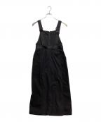 A + TOKYOエープラス トウキョウ）の古着「フロントファスナーナイロンジャンスカ」｜ブラック