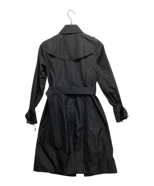 BURBERRY LONDON（バーバリーロンドン）BURBERRY LONDON (バーバリーロンドン) 裏ノバチェックステンカラーコート ブラック サイズ:SIZE 40の古着・服飾アイテム