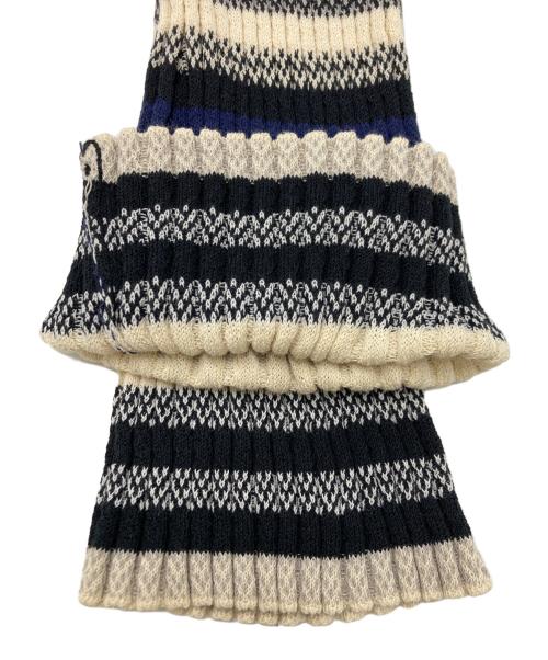 Ameri（アメリ）Ameri (アメリ) MULTI BORDER KNIT DRESS ベージュ サイズ:SIZE Sの古着・服飾アイテム