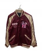 HUF×FREDDIE GIBBSハフ×フレディ・ギブス）の古着「SOUVENIR JACKET」｜レッド