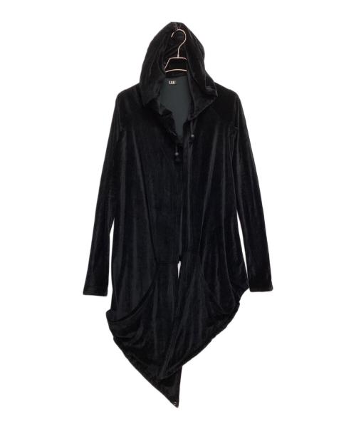 L.G.B（ルグランブルー）L.G.B (ルグランブルー) ベロアパーカー ブラック サイズ:SIZE 0の古着・服飾アイテム