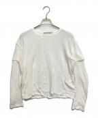 NVRFRGTネヴァーフォーゲット）の古着「LONG SLEEVE MESH TEE」｜ホワイト