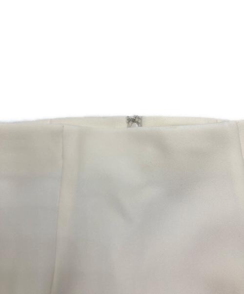 Noble（ノーブル）Noble (ノーブル) コンフォートジャージーライクタイトスカート ホワイト サイズ:34の古着・服飾アイテム