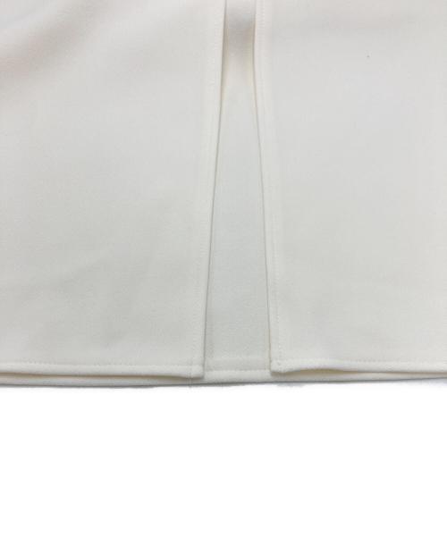 Noble（ノーブル）Noble (ノーブル) コンフォートジャージーライクタイトスカート ホワイト サイズ:34の古着・服飾アイテム