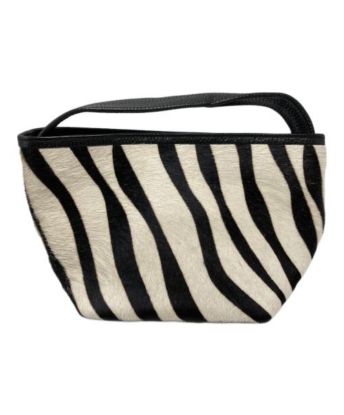 Ch!iii（チー）Ch!iii (チー) バスケットバッグゼブラ柄 ホワイト サイズ:実寸サイズをご参照下さい。の古着・服飾アイテム