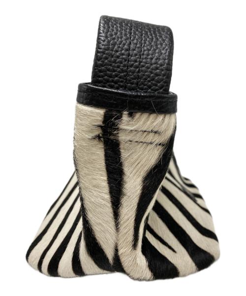 Ch!iii（チー）Ch!iii (チー) バスケットバッグゼブラ柄 ホワイト サイズ:実寸サイズをご参照下さい。の古着・服飾アイテム