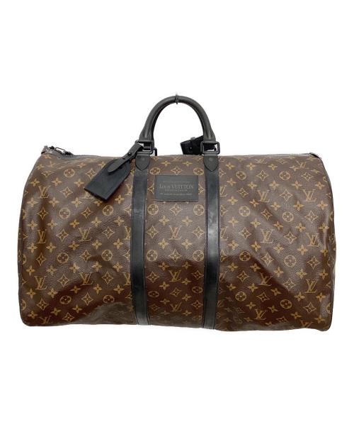 LOUIS VUITTON（ルイ ヴィトン）LOUIS VUITTON (ルイ ヴィトン) ウォータープルーフ・キーポル55 ブラウンの古着・服飾アイテム