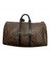 LOUIS VUITTON (ルイ ヴィトン) ウォータープルーフ・キーポル55 ブラウン：65000円