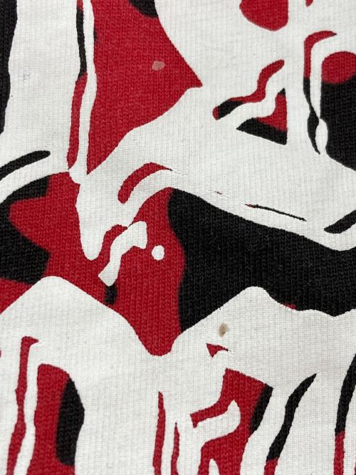 FLEX WITIME（フレックスウィットミー）FLEX WITIME (フレックスウィットミー) プリントTシャツ レッド サイズ:SIZE Sの古着・服飾アイテム