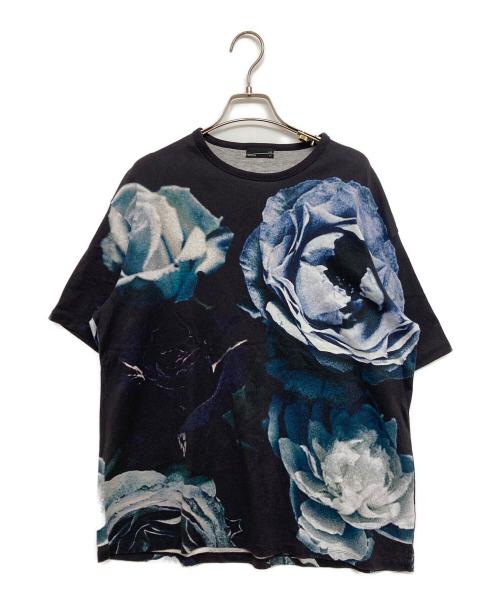 LAD MUSICIAN（ラッドミュージシャン）LAD MUSICIAN (ラッドミュージシャン) T-CLOTH INKJET BIG ROSE ブラック サイズ:SIZE44の古着・服飾アイテム