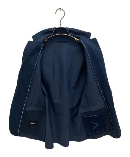 BOSS（ボス）BOSS (ボス) パフォーマンスストレッチウール混紡セットアップスーツ ネイビー サイズ:SIZE Sの古着・服飾アイテム