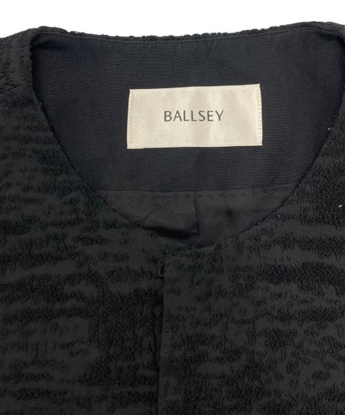 BALLSEY（ボールジィ）BALLSEY (ボールジィ) ジャカードジャケット ブラック サイズ:不明の古着・服飾アイテム