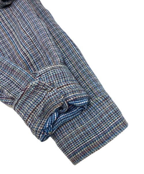 big mac（ビッグマック）BIG MAC (ビッグマック) 70S ヘヴィネルシャツ ブルー サイズ:SIZE XLの古着・服飾アイテム