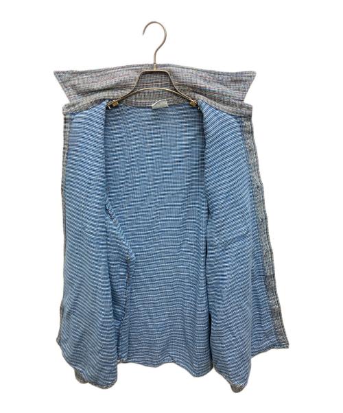 big mac（ビッグマック）BIG MAC (ビッグマック) 70S ヘヴィネルシャツ ブルー サイズ:SIZE XLの古着・服飾アイテム