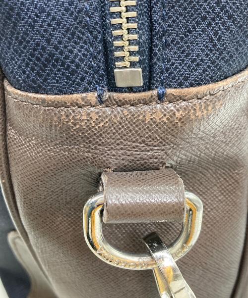 PELLE MORBIDA（ペッレモルビダ）PELLE MORBIDA (ペッレモルビダ) 2WAYバッグ ブラウン×ネイビーの古着・服飾アイテム