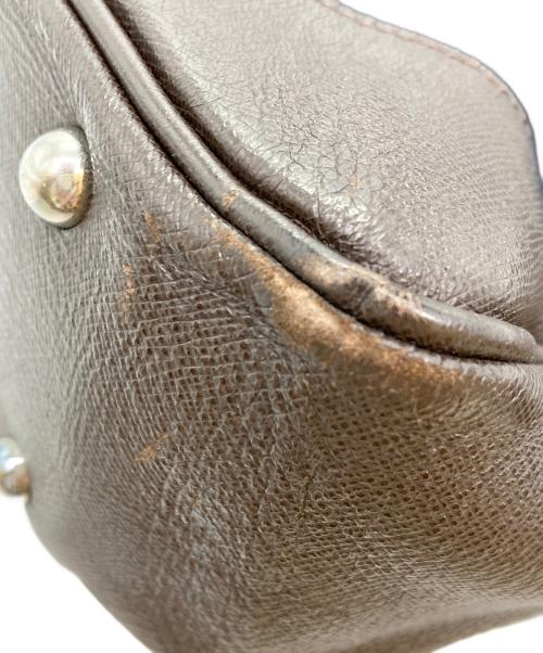 PELLE MORBIDA（ペッレモルビダ）PELLE MORBIDA (ペッレモルビダ) 2WAYバッグ ブラウン×ネイビーの古着・服飾アイテム