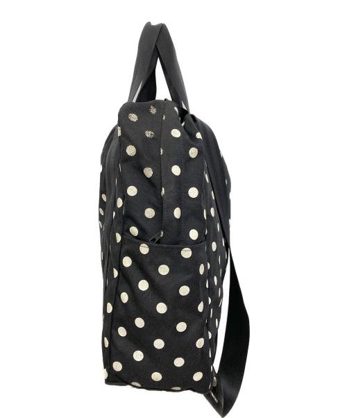 BLACK COMME des GARCONS（ブラックコムデギャルソン）BLACK COMME des GARCONS (ブラックコムデギャルソン) ドット2WAYナイロンリュック ブラック サイズ:実寸サイズをご参照下さい。の古着・服飾アイテム