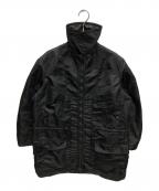 Y'sワイズ）の古着「ジップアップナイロンジャケット」｜ブラック