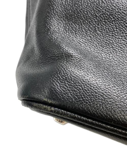 PORTER（ポーター）PORTER (ポーター) レザートートバッグ ブラックの古着・服飾アイテム