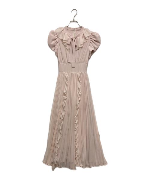 Rose Muse（ロゼミューズ）Rose Muse (ロゼミューズ) chiffon pleated dress ピンク サイズ:SIZE Freeの古着・服飾アイテム
