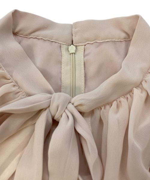 Rose Muse（ロゼミューズ）Rose Muse (ロゼミューズ) chiffon pleated dress ピンク サイズ:SIZE Freeの古着・服飾アイテム