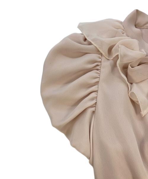 Rose Muse（ロゼミューズ）Rose Muse (ロゼミューズ) chiffon pleated dress ピンク サイズ:SIZE Freeの古着・服飾アイテム