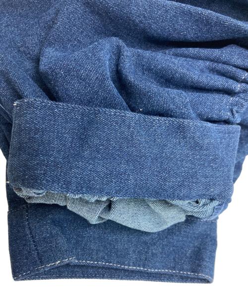 Rose Muse（ロゼミューズ）Rose Muse (ロゼミューズ) denim puff sleeves dress インディゴ サイズ:SIZE Freeの古着・服飾アイテム