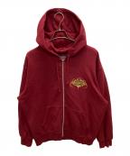 SUPREME×Hysteric Glamourシュプリーム×ヒステリックグラマー）の古着「Zip Up Hooded Sweatshirt」｜レッド