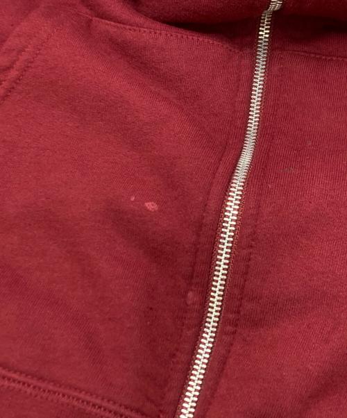 SUPREME（シュプリーム）Supreme (シュプリーム) Hysteric Glamour (ヒステリックグラマー) Zip Up Hooded Sweatshirt レッド サイズ:SIZE　Lの古着・服飾アイテム