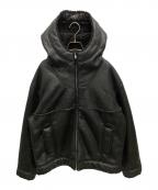 SUPREMEシュプリーム）の古着「Faux Shearling Hooded Jacket」｜ブラック