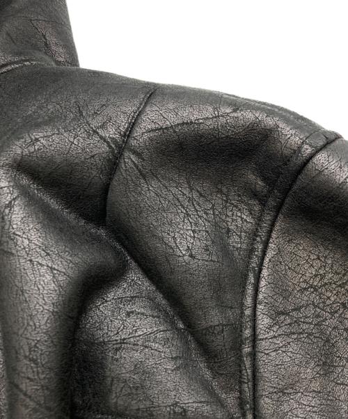 SUPREME（シュプリーム）SUPREME (シュプリーム) Faux Shearling Hooded Jacket ブラック サイズ:SIZE XLの古着・服飾アイテム