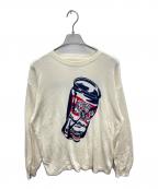 WASTED YOUTHウェイステッドユース）の古着「BUDWEISER KNIT」｜アイボリー