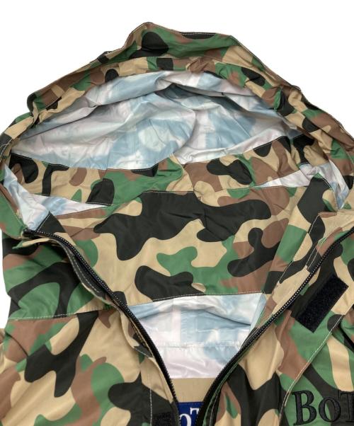 BoTT（ボット）BoTT (ボット) RAGLAN SHELL JACKET グリーン×ブラウン サイズ:SIZE XLの古着・服飾アイテム