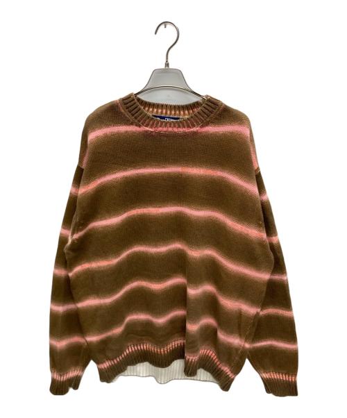 BoTT（ボット）BoTT (ボット) gradation cotton sweater ブラウン サイズ:SIZE XLの古着・服飾アイテム