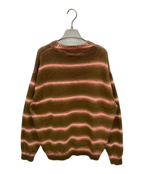 BoTT（ボット）BoTT (ボット) gradation cotton sweater ブラウン サイズ:SIZE XLの古着・服飾アイテム