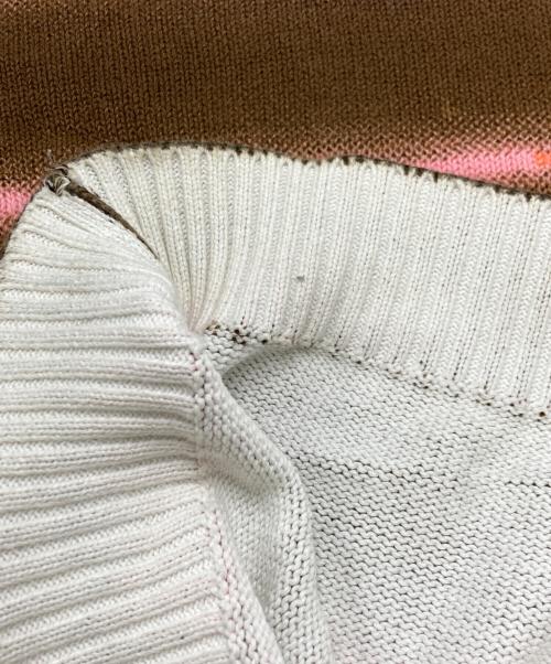 BoTT（ボット）BoTT (ボット) gradation cotton sweater ブラウン サイズ:SIZE XLの古着・服飾アイテム