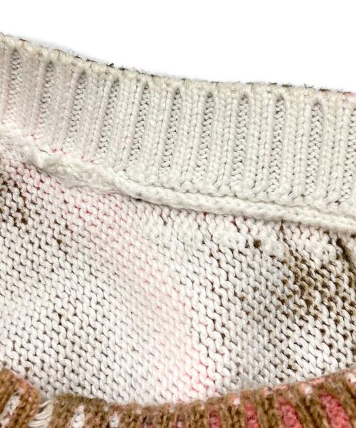 BoTT（ボット）BoTT (ボット) gradation cotton sweater ブラウン サイズ:SIZE XLの古着・服飾アイテム