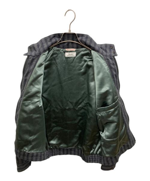 riprap（リップラップ）riprap (リップラップ) ストライプデニムドリズラージャケット グレー サイズ:SIZE　Lの古着・服飾アイテム