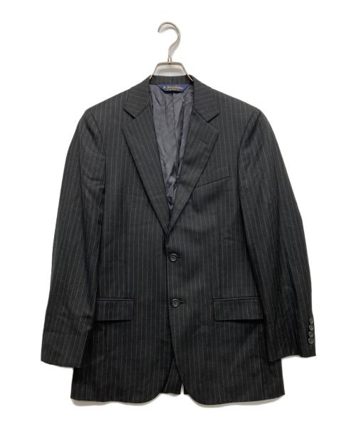 BROOKS BROTHERS（ブルックスブラザーズ）BROOKS BROTHERS (ブルックスブラザーズ) ストライプセットアップスーツ グレー サイズ:35SHT 29Wの古着・服飾アイテム