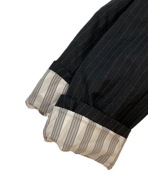 BROOKS BROTHERS（ブルックスブラザーズ）BROOKS BROTHERS (ブルックスブラザーズ) ストライプセットアップスーツ グレー サイズ:35SHT 29Wの古着・服飾アイテム